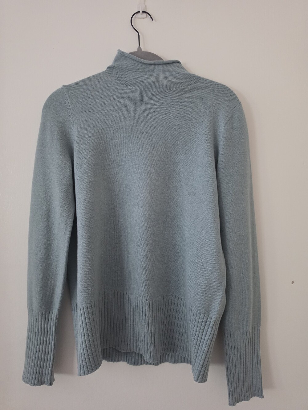 French Connection Babysoft Roll Mock Neck Sweater Size M
